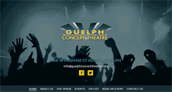 Desktop Screenshot of guelphconcerttheatre.com