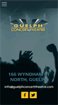 Mobile Screenshot of guelphconcerttheatre.com