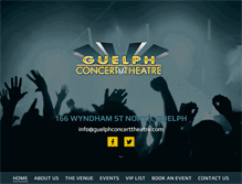 Tablet Screenshot of guelphconcerttheatre.com